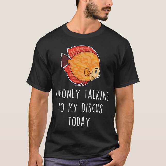 Diskusfische sprechen mit T-Shirt (Vorderseite)