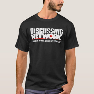 Diskussion des Netz-T-Shirts T-Shirt