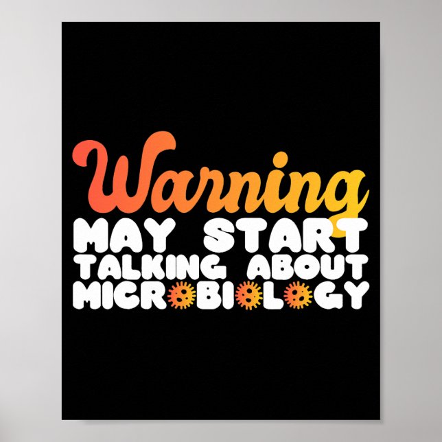 Diskussion über Mikrobiologie und Mikrobiologe 3 Poster (Vorne)