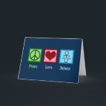 Diskussionsteam für die Liebe des Friedens Feiertagskarte<br><div class="desc">Ein cooles Debattierteam Weihnachtsgeschenk für alle Ihre Reden- und Diskussionsfreunde. Friedensdebatte für Menschen,  die ihre Zeit damit verbringen,  politische Themen und aktuelle Ereignisse zu diskutieren.</div>