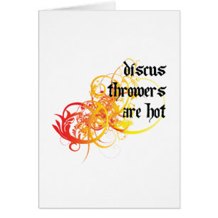 Diskuswerfer sind heiß