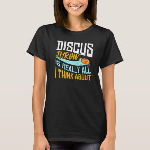 Diskuswurf Leichtathletik Diskuswerfer Training T-Shirt
