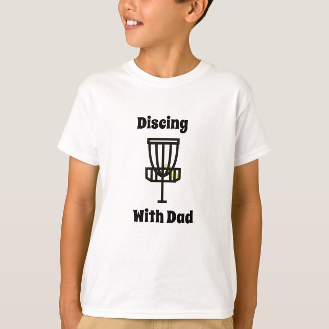 Diskutieren mit Daddy Disk Golf T-Shirt (Vorderseite)