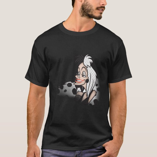 Disney101 Dalmations Evil Cruella T-Shirt (Vorderseite)