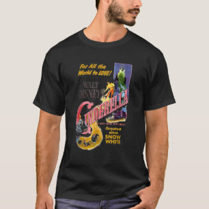 Disney Cinderella Vintag Movie Box Art Poster T-Shirt