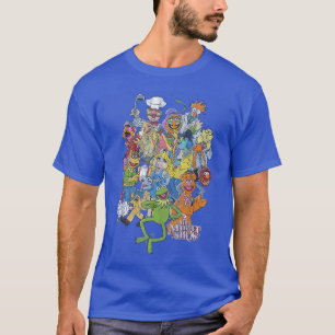 Disney Die Muppets-Hauptfiguren Bekümmerte Gruppe T-Shirt