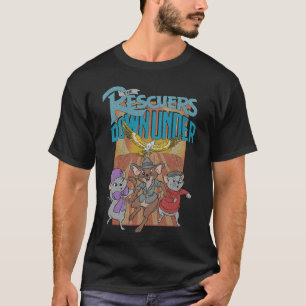 Disney Die Rescuers Down Under Vintage Flight Movi T-Shirt