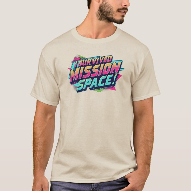Disney - Epcot - Ich überlebte Mission Space T-Shirt (Vorderseite)