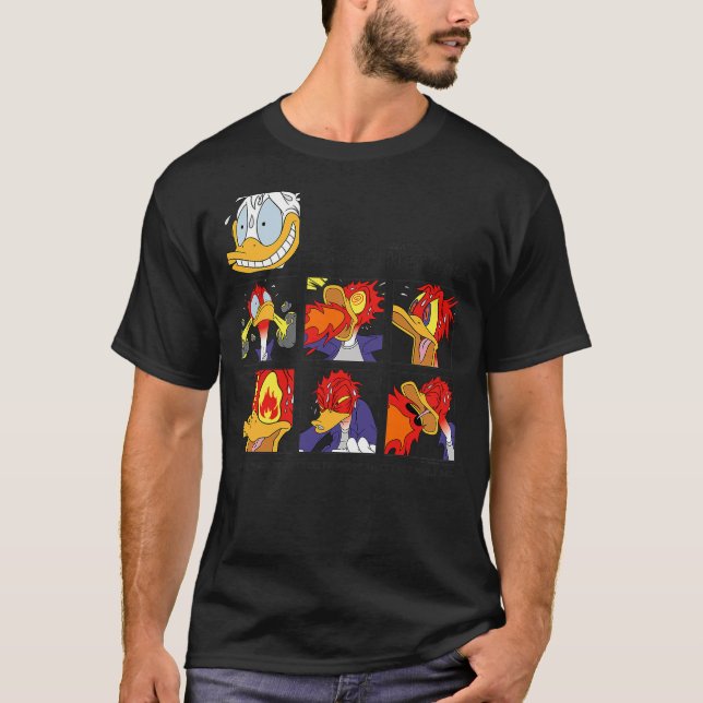 Disney Hot Ones Donald Duck This Is Fine - Help Me T-Shirt (Vorderseite)