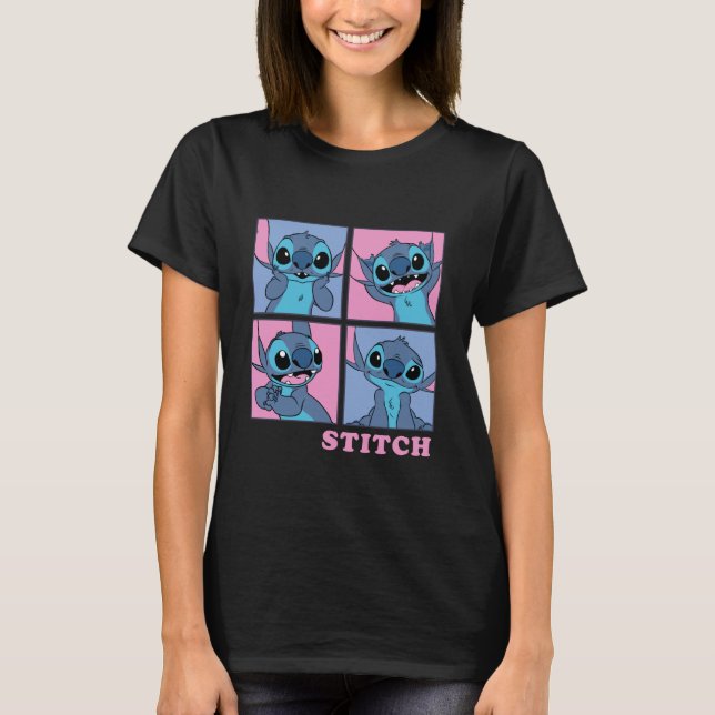 Disney Lilo & Stitch Comic Panel Expressions T-Shirt (Vorderseite)