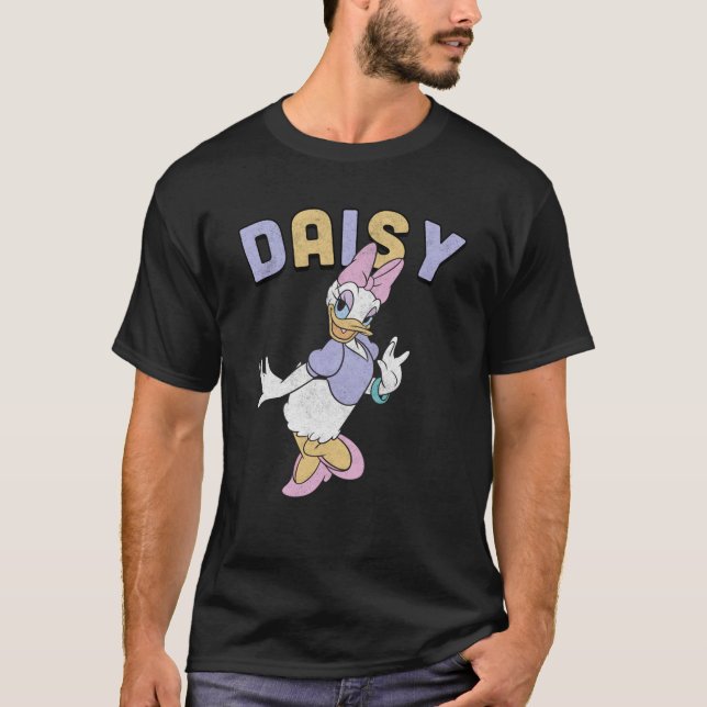 Disney Mickey And Friends Daisy Duck Simple Portra T-Shirt (Vorderseite)
