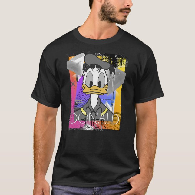 Disney Mickey And Friends Donald Duck 80's Style P T-Shirt (Vorderseite)