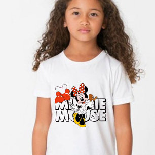 Disney Minnie Maus Grafiken und Minnie Maus Mono T-Shirt