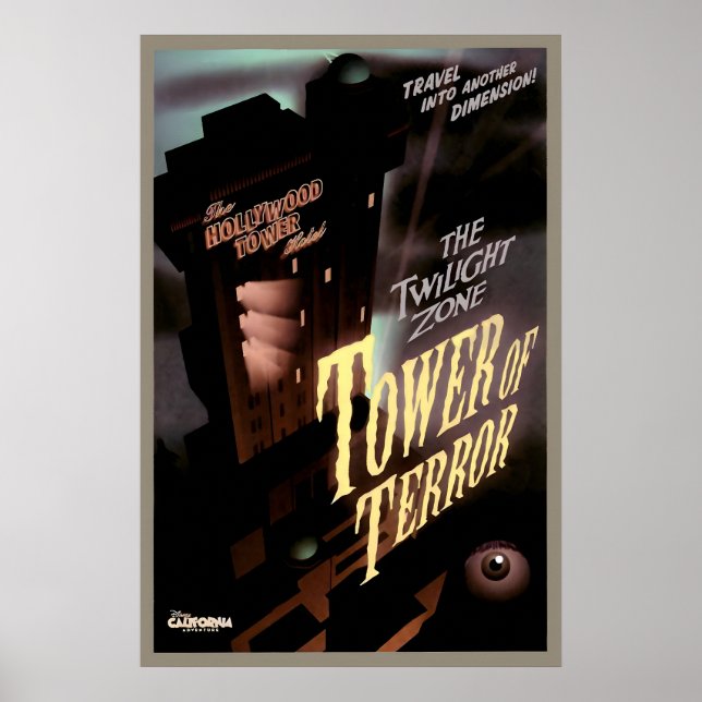 Disney Parks Twilight Zone Tower of Terror Poster (Vorne)