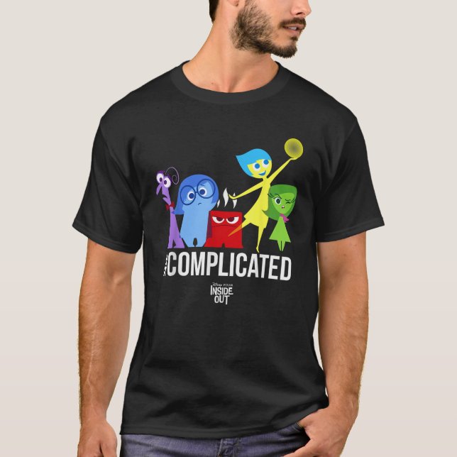 Disney Pixar Inside Out Complicated Emotions Group T-Shirt (Vorderseite)