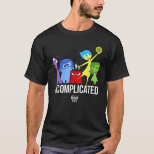 Disney Pixar Inside Out komplizierte Emotionsgrupp T-Shirt