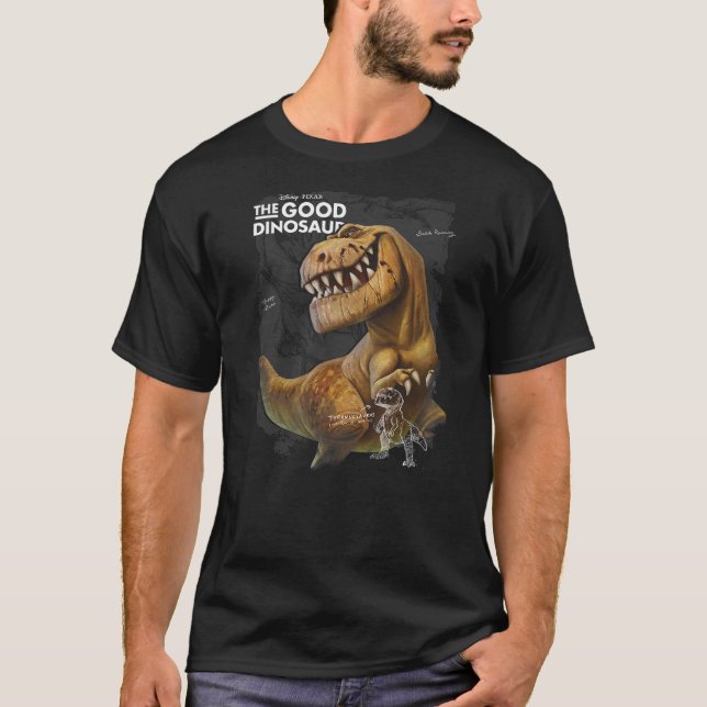 Disney Pixar The Good Dinosaur Butch Rex Overlay P T-Shirt (Vorderseite)
