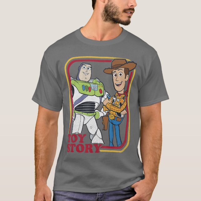 Disney Pixar Toy Story Buzz Lightyear Woody Buds T-Shirt (Vorderseite)