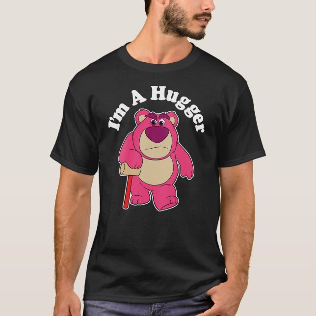 Disney Pixar Toy Story Lotso Bear I'm a Hugger Vin T-Shirt (Vorderseite)