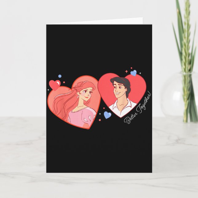 Disney Princess Ariel &amp; Eric Valentine’s Day B Karte (Vorderseite)