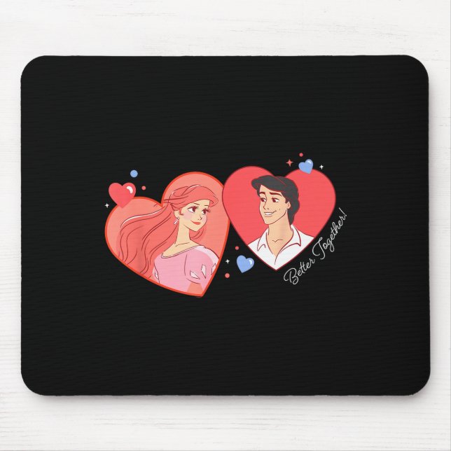 Disney Princess Ariel &amp; Eric Valentine’s Day B Mousepad (Vorne)