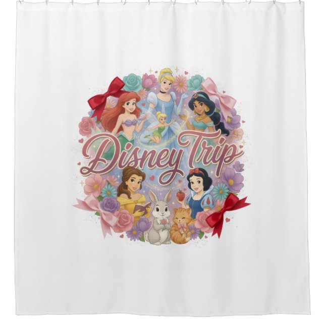 Disney Prinzessin DUSCHE VORHÄNGE (Vorderseite)