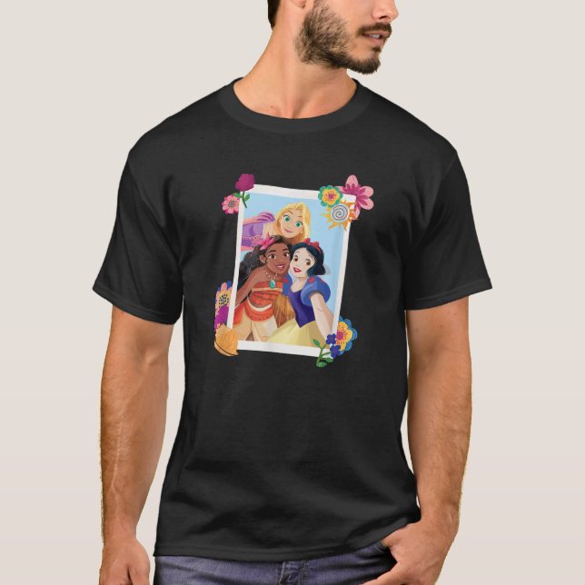 Disney Prinzessin Rapunzel Moana Schneewittchen Po T-Shirt (Vorderseite)