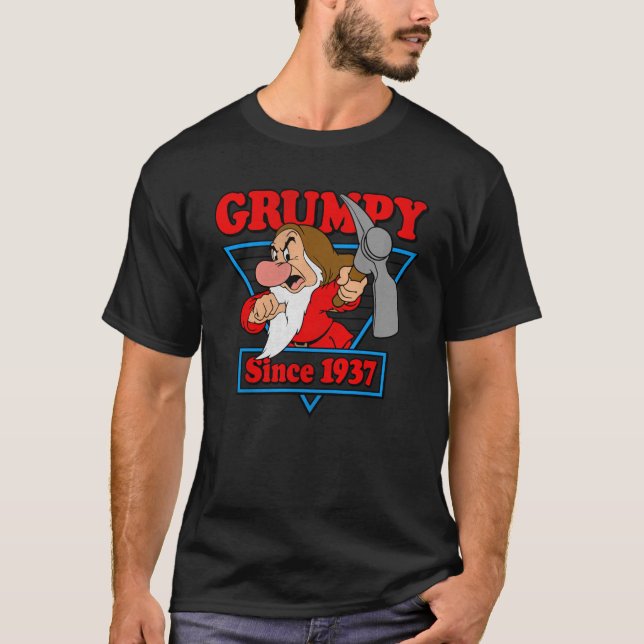 Disney Snow White Grumpy Since 1937 Triangle Swea  T-Shirt (Vorderseite)
