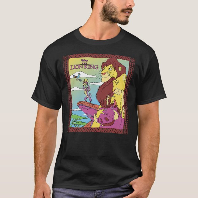 Disney The Lion King 30th Anniversary Family Retro T-Shirt (Vorderseite)