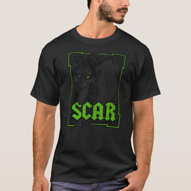 Disney The Lion King Scar Poster T-Shirt (Vorderseite)