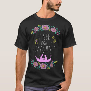 Disney verwirrte ich sehe den hellen Stilstil T-Shirt
