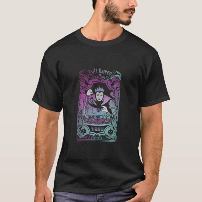 Disney Villains Snow White Evil Queen Tarot Card T T-Shirt (Vorderseite)