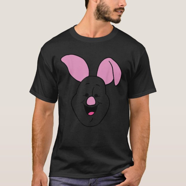 Disney Winnie The Pooh Piglet Large Face  T-Shirt (Vorderseite)
