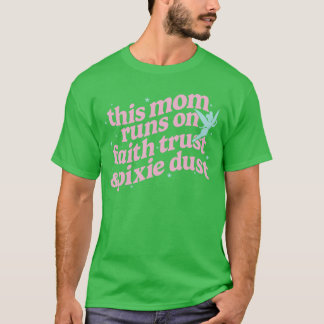 DisneyFeen Bell MuttertagSeine Mutter läuft auf Gl T-Shirt