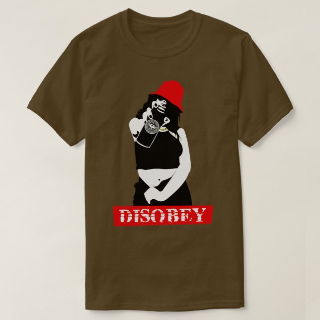 DISOBEY IN RED T-Shirt (Design vorne)