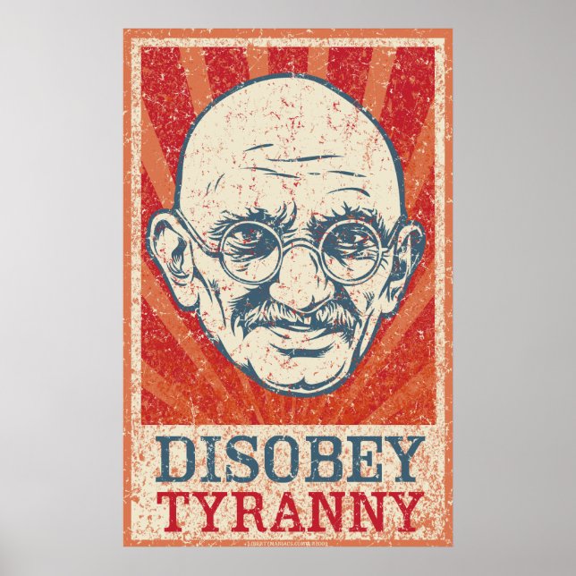 Disobey Tyranny Poster (Vorne)