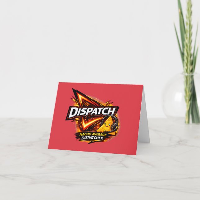 Dispatcher  dankeskarte (Vorderseite)