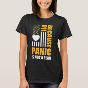 Dispatcher Dispatcher Vater 911 First Resp T-Shirt