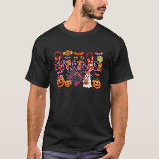 Dispatcher Halloween Boo Geschnitzte Kürbisse Lust T-Shirt