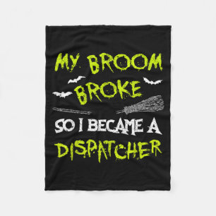 Dispatcher Halloween Kostüm Shirt Lustig Einfach F Fleecedecke