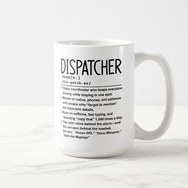 Dispatcher Kaffeetasse (Rechts)