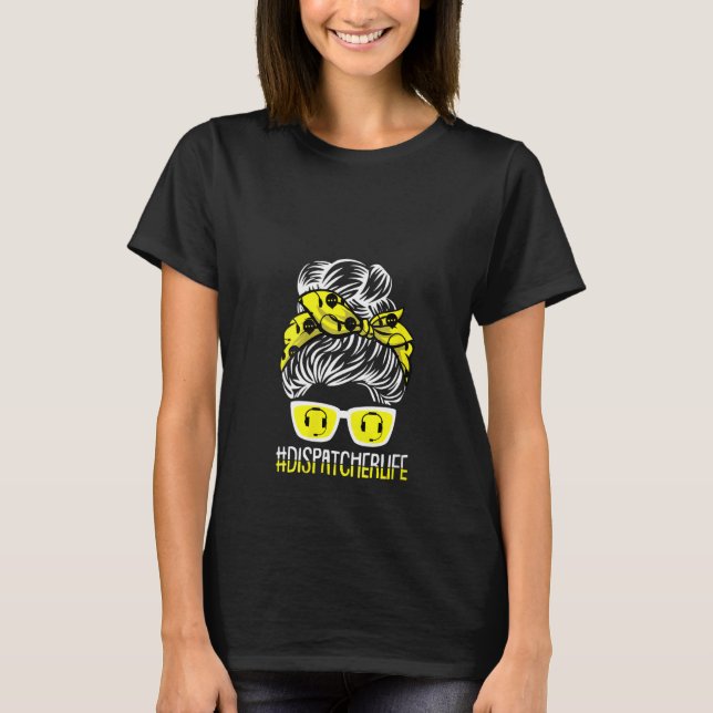Dispatcher Life 911 Dispatch Operator Thin T-Shirt (Vorderseite)
