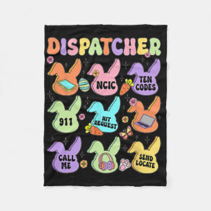 Dispatcher Ostern Süßer Hase Kokette Cowgirl Ost Fleecedecke