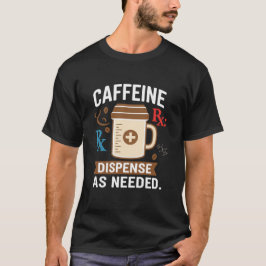 Dispense As Needed Funny Pharmacist Coffee T-Shirt