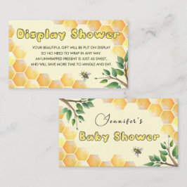 Display Baby Showingkarte Begleitkarte