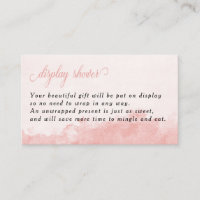 Display Dusche Aquarellfarbe Tinte Wash Textur ros