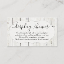 Display-Duschvorrichtung für die Einladung - rusti