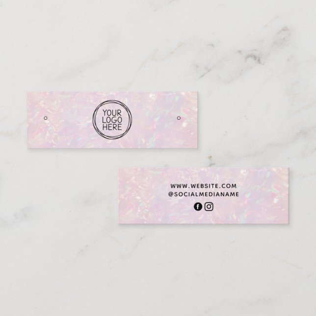 Display-Karte für soziale Medien Telefonnummerkarte (Vorne/Hinten)