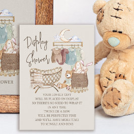 Display Showdusche Boho Kinderzimmer Geschenk-Tag Begleitkarte