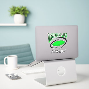 Disposition ist Leben   Disk Golf Sticker